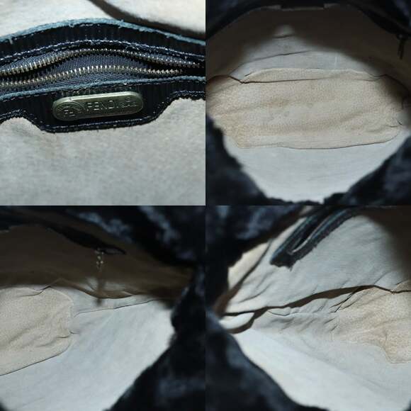 FENDI Zucca Canvas Hand Bag Black - Picture 11 of 12